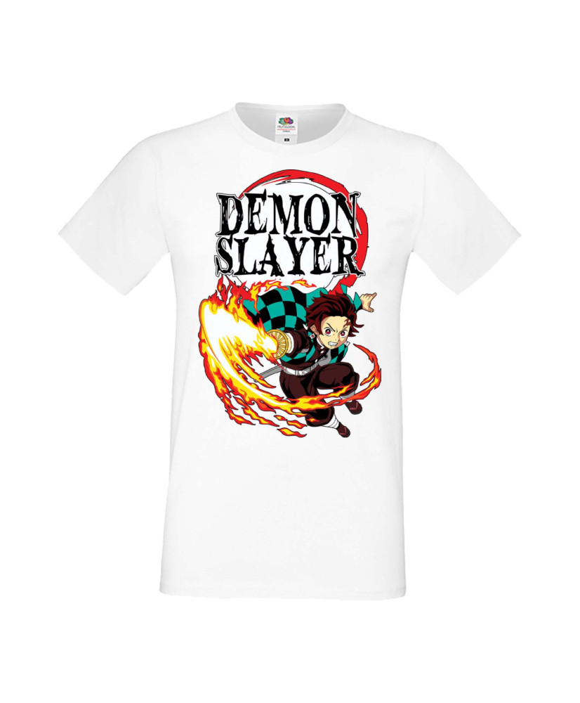 Мъжка Тениска Manga Anime Demon Slayer Tanjiro Kamado 03