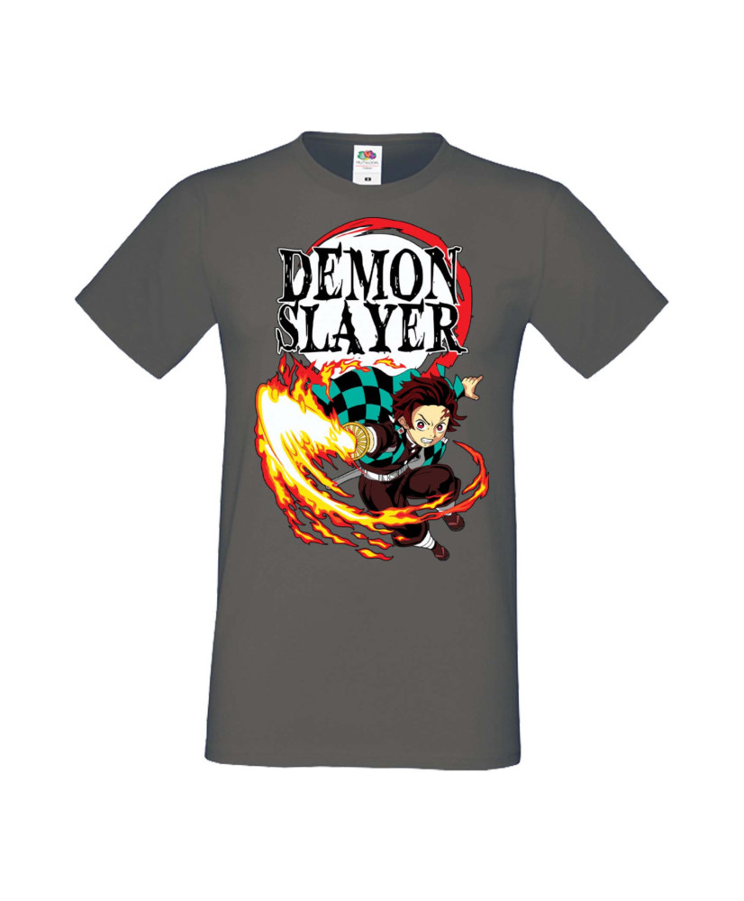 Мъжка Тениска Manga Anime Demon Slayer Tanjiro Kamado 03
