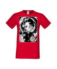 Мъжка Тениска Manga Anime Demon Slayer Tanjiro Kamado 04