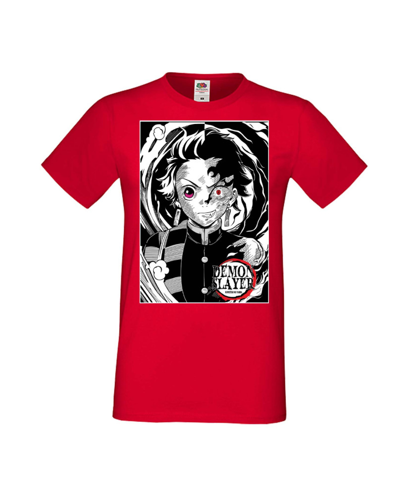 Мъжка Тениска Manga Anime Demon Slayer Tanjiro Kamado 04