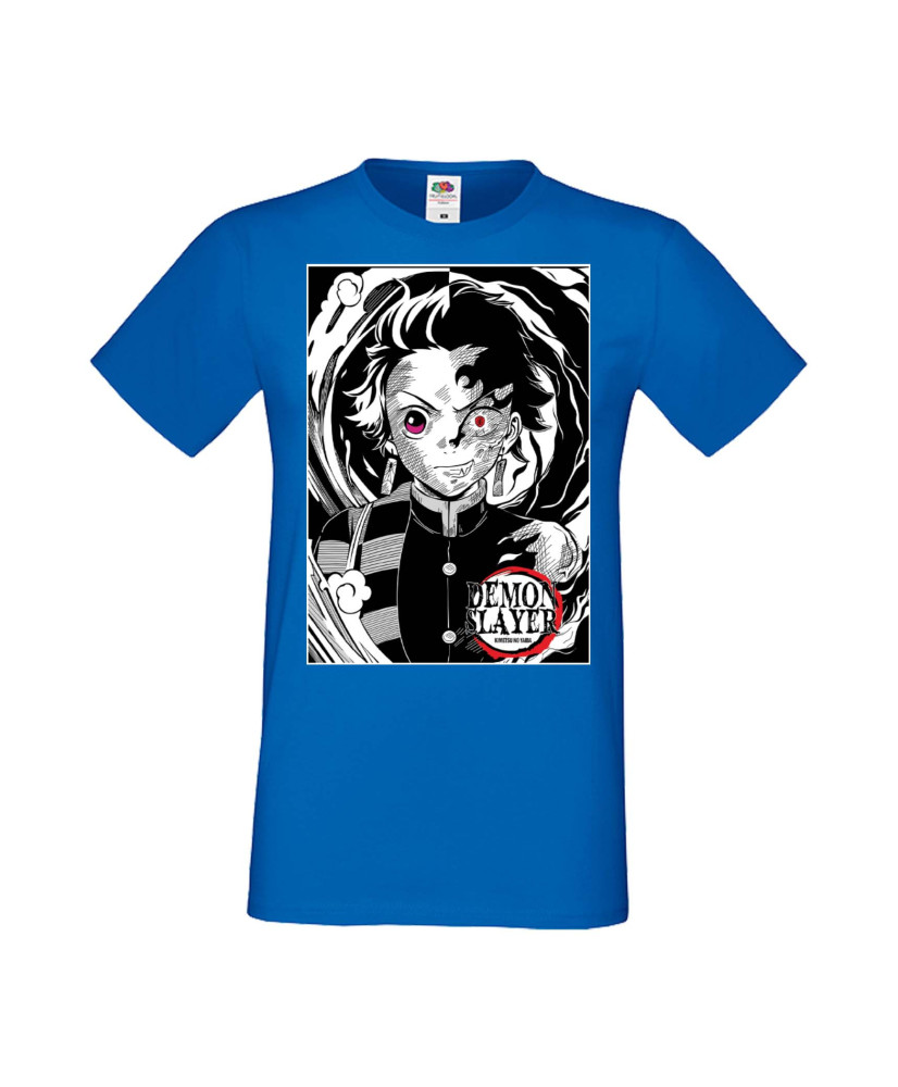 Мъжка Тениска Manga Anime Demon Slayer Tanjiro Kamado 04