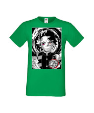 Мъжка Тениска Manga Anime Demon Slayer Tanjiro Kamado 04