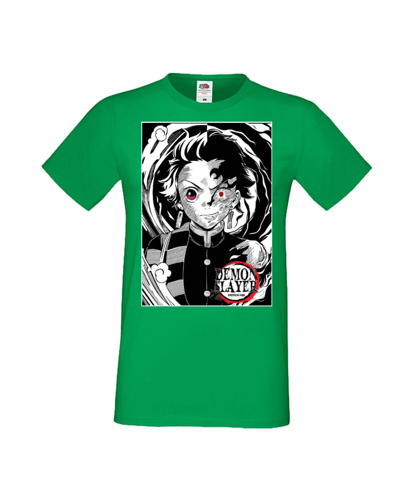 Мъжка Тениска Manga Anime Demon Slayer Tanjiro Kamado 04