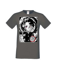 Мъжка Тениска Manga Anime Demon Slayer Tanjiro Kamado 04