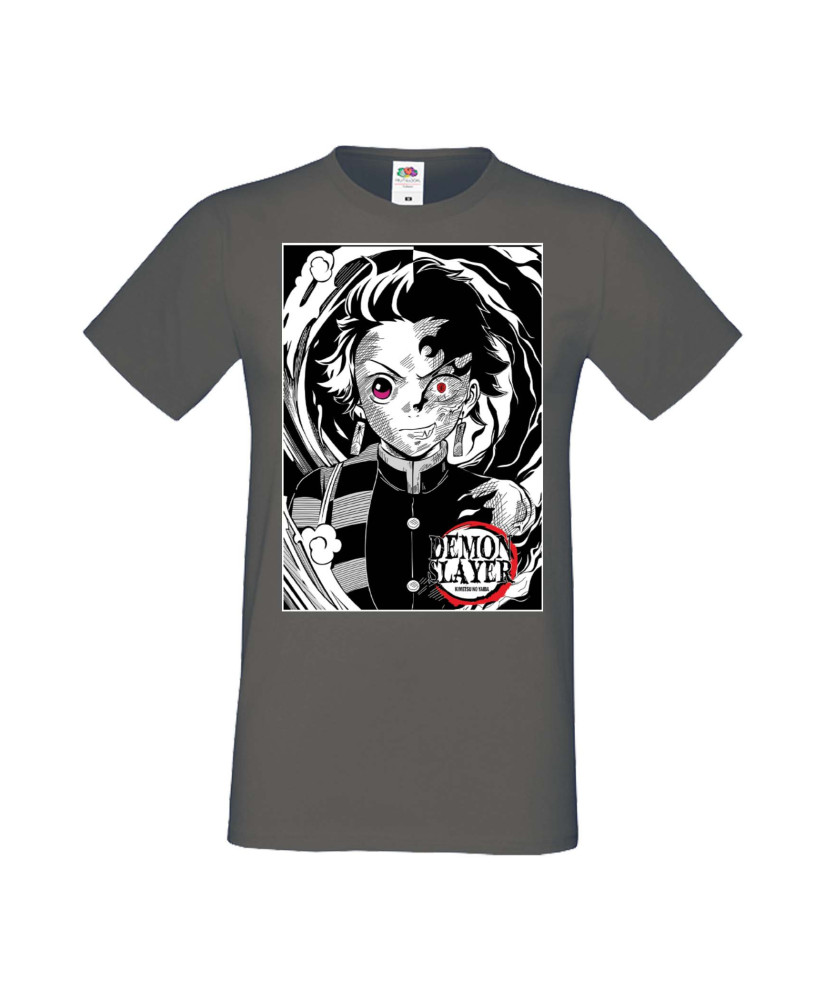 Мъжка Тениска Manga Anime Demon Slayer Tanjiro Kamado 04