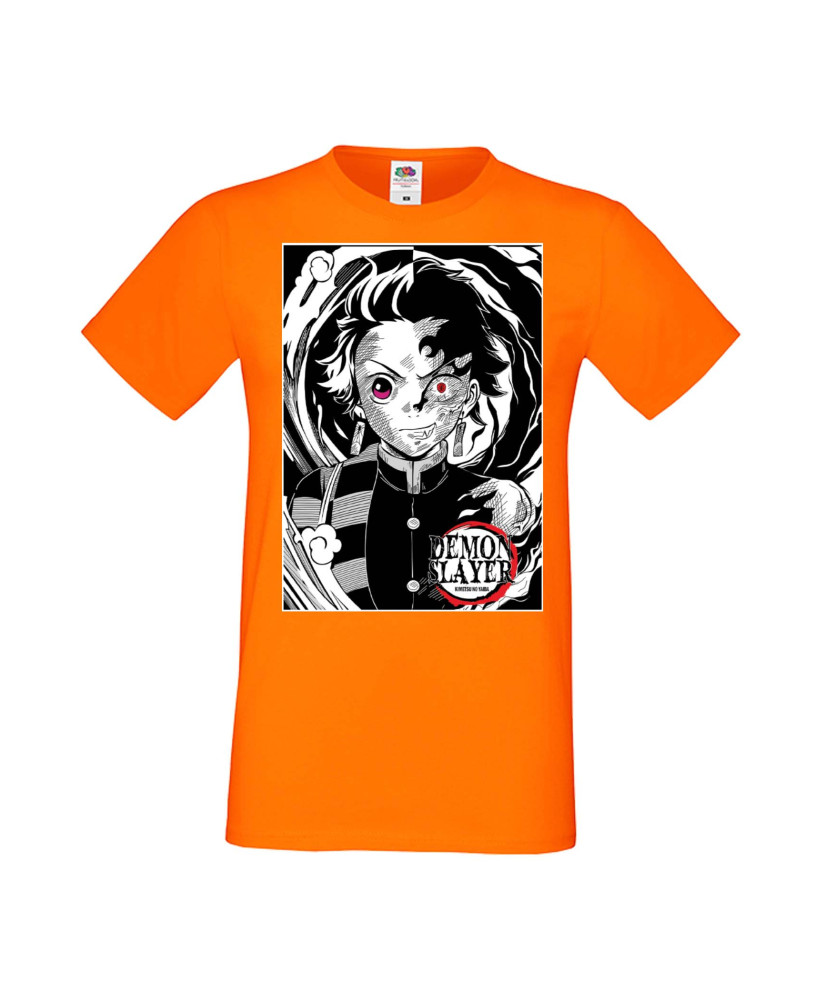 Мъжка Тениска Manga Anime Demon Slayer Tanjiro Kamado 04