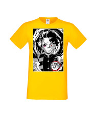 Мъжка Тениска Manga Anime Demon Slayer Tanjiro Kamado 04