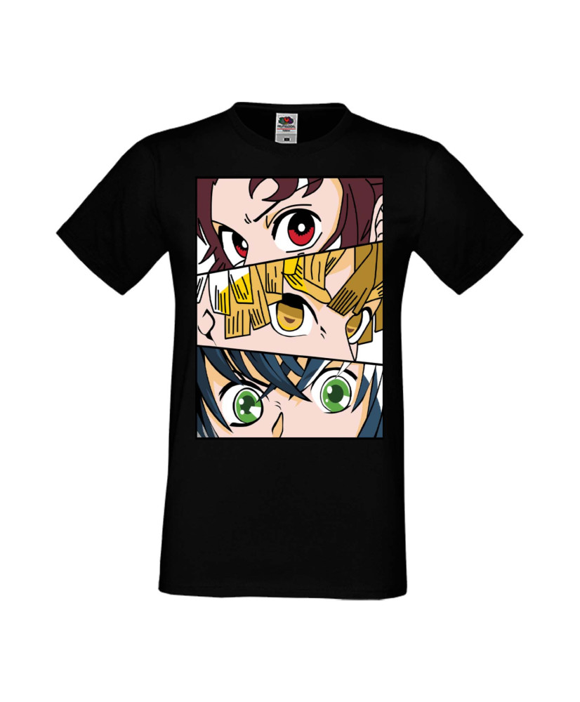Мъжка Тениска Manga Anime Demon Slayer Trio