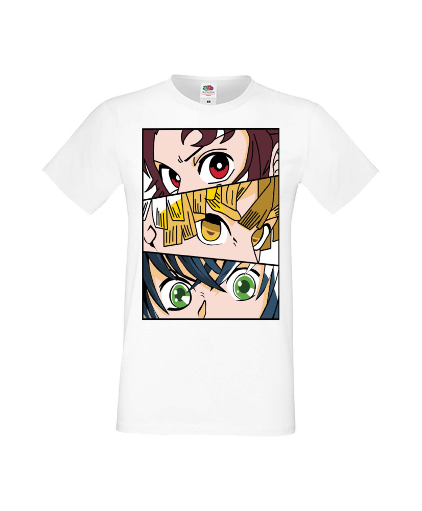 Мъжка Тениска Manga Anime Demon Slayer Trio