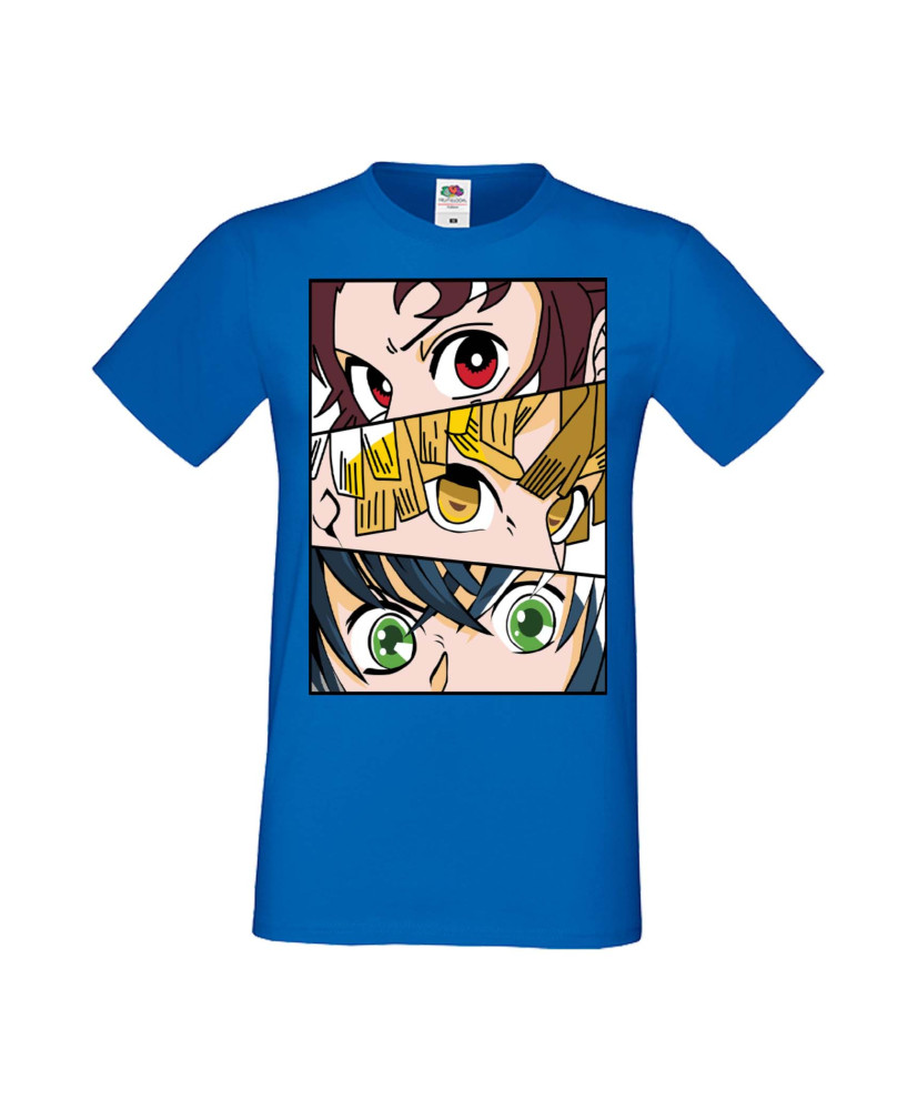 Мъжка Тениска Manga Anime Demon Slayer Trio