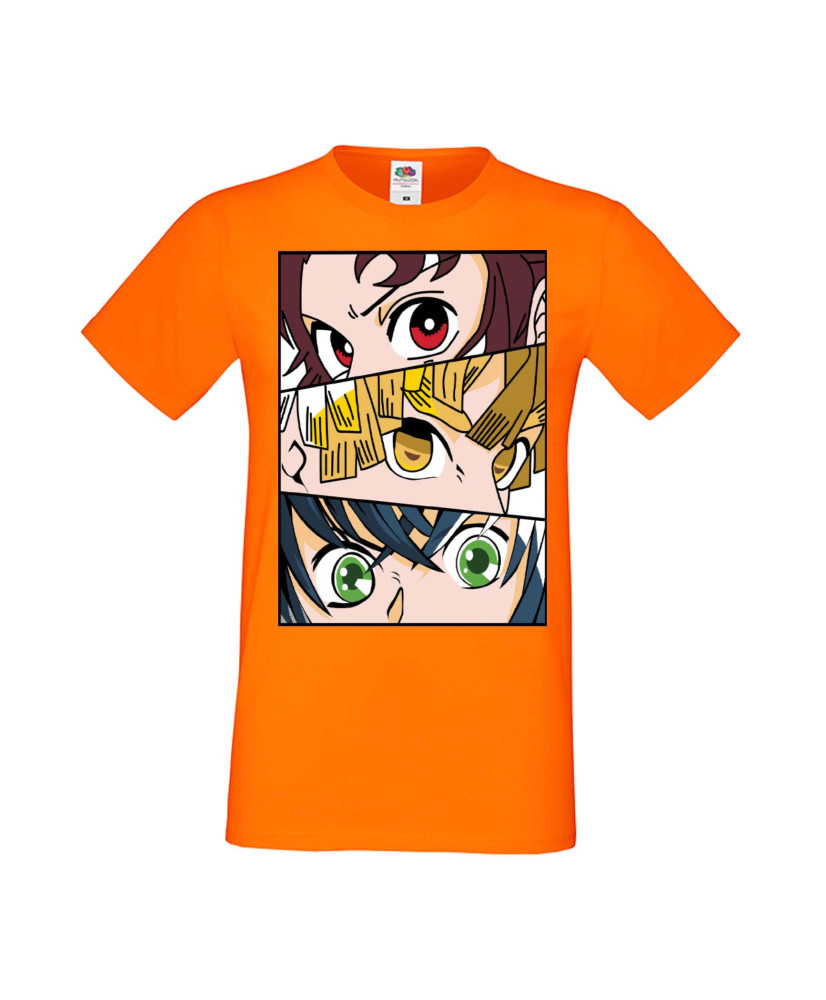 Мъжка Тениска Manga Anime Demon Slayer Trio