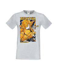 Мъжка Тениска Manga Anime Demon Slayer Zenitsu Agatsuma
