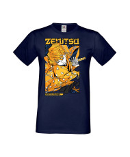 Мъжка Тениска Manga Anime Demon Slayer Zenitsu Agatsuma
