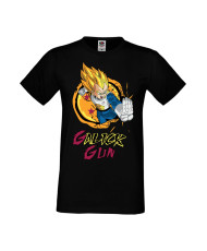 Мъжка Тениска Manga Anime Dragon Ball Z Vegeta Galick Gun