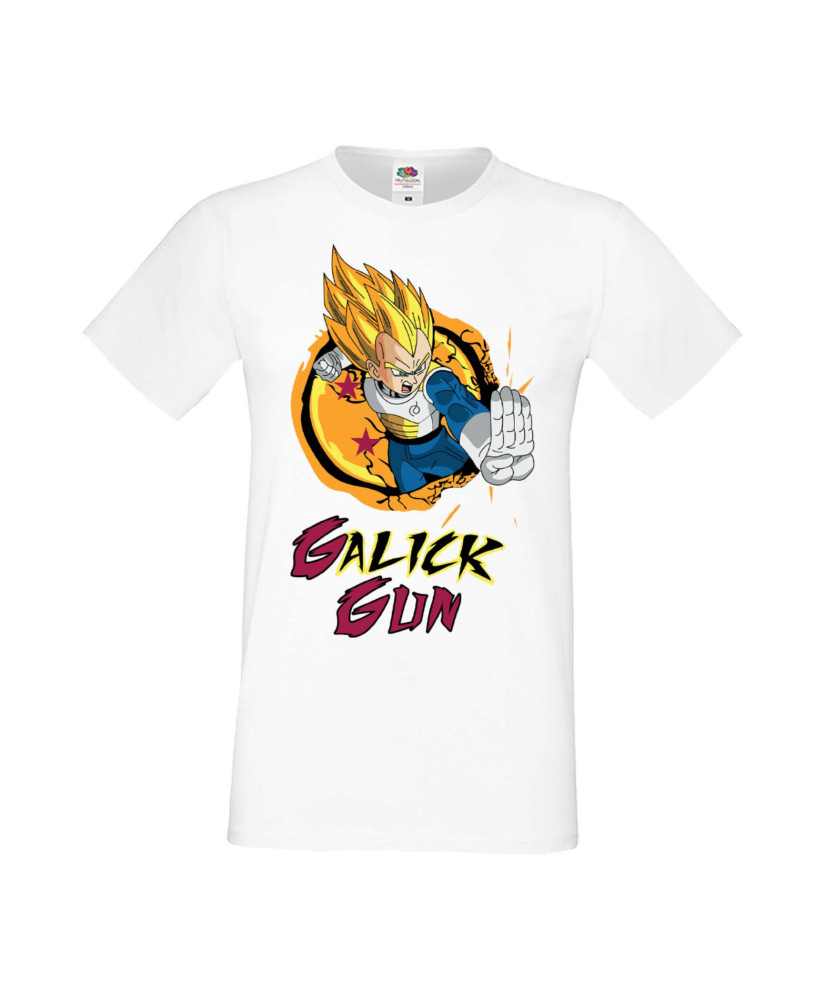 Мъжка Тениска Manga Anime Dragon Ball Z Vegeta Galick Gun Мъжка Тениска Manga Anime Dragon Ball Z Vegeta Galick Gun
