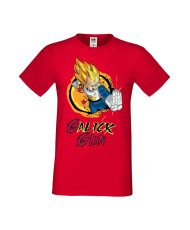 Мъжка Тениска Manga Anime Dragon Ball Z Vegeta Galick Gun