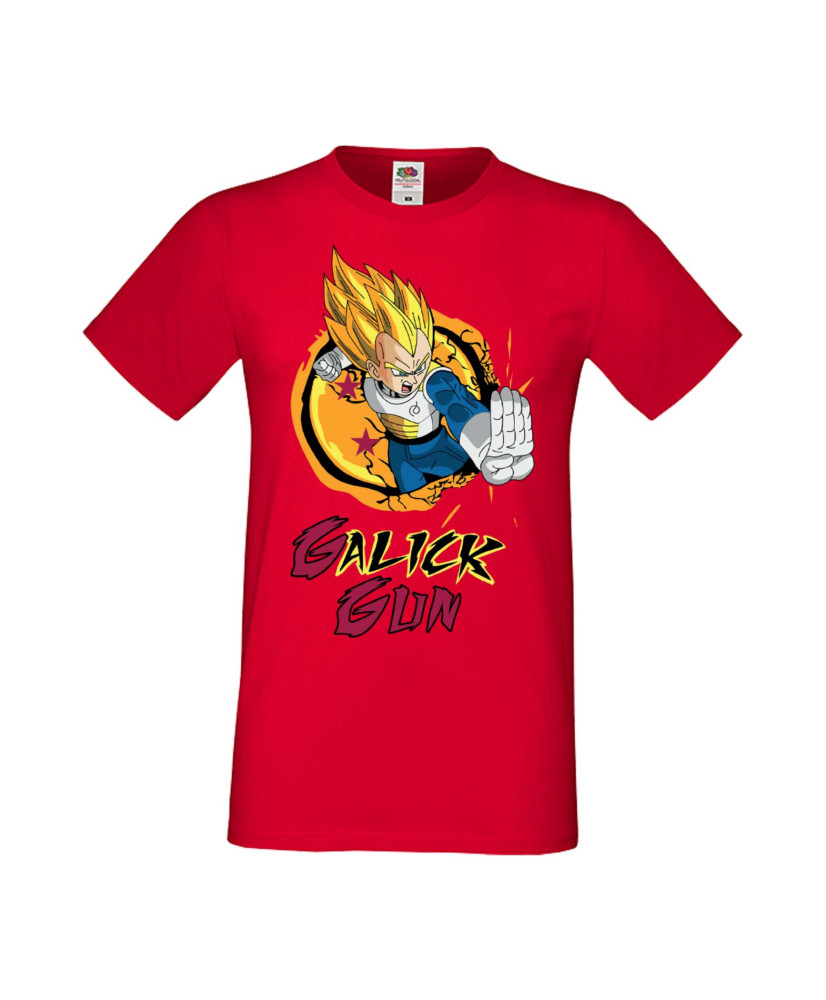 Мъжка Тениска Manga Anime Dragon Ball Z Vegeta Galick Gun Мъжка Тениска Manga Anime Dragon Ball Z Vegeta Galick Gun
