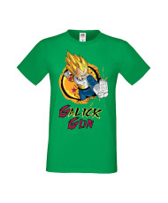 Мъжка Тениска Manga Anime Dragon Ball Z Vegeta Galick Gun