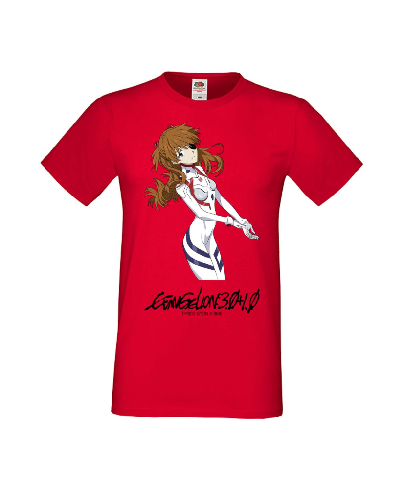 Мъжка Тениска Manga Anime Evangelion Asuka Langley Soryu