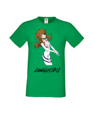 Мъжка Тениска Manga Anime Evangelion Asuka Langley Soryu