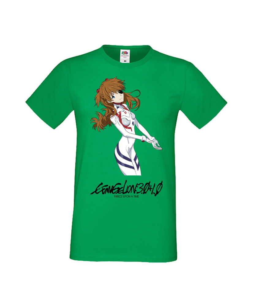Мъжка Тениска Manga Anime Evangelion Asuka Langley Soryu
