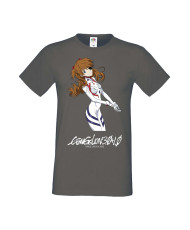 Мъжка Тениска Manga Anime Evangelion Asuka Langley Soryu
