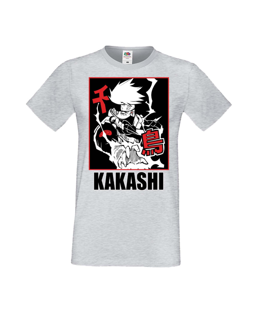 Мъжка Тениска Manga Anime Naruto Hatake Kakashi 04 Chidori