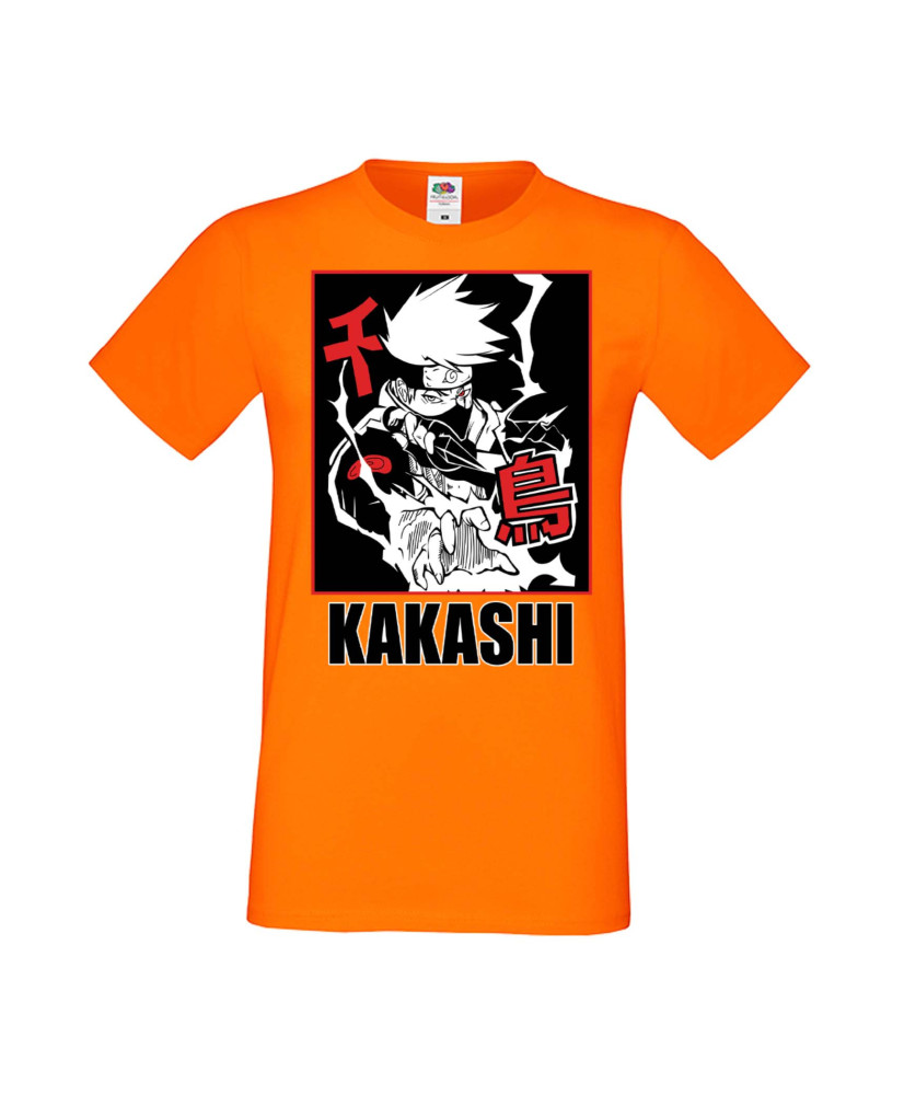 Мъжка Тениска Manga Anime Naruto Hatake Kakashi 04 Chidori Мъжка Тениска Manga Anime Naruto Hatake Kakashi 04 Chidori