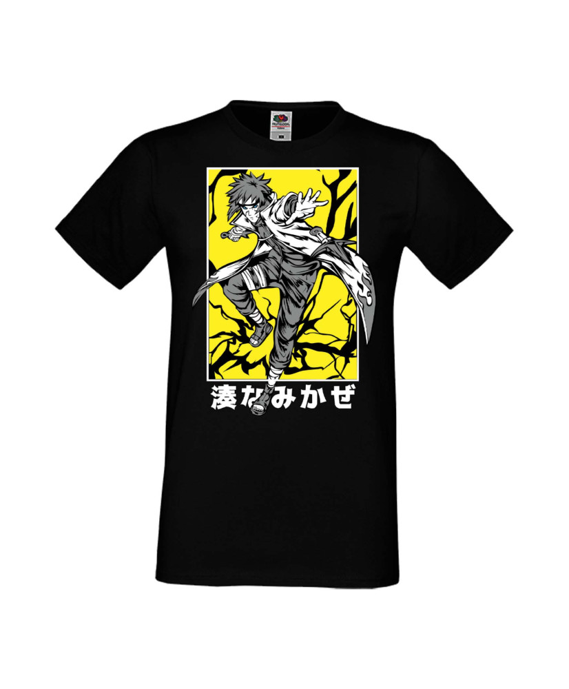 Мъжка Тениска Manga Anime Naruto Minato Namikaze Мъжка Тениска Manga Anime Naruto Minato Namikaze