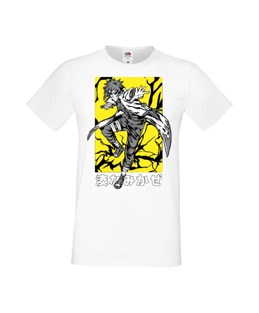 Мъжка Тениска Manga Anime Naruto Minato Namikaze Мъжка Тениска Manga Anime Naruto Minato Namikaze
