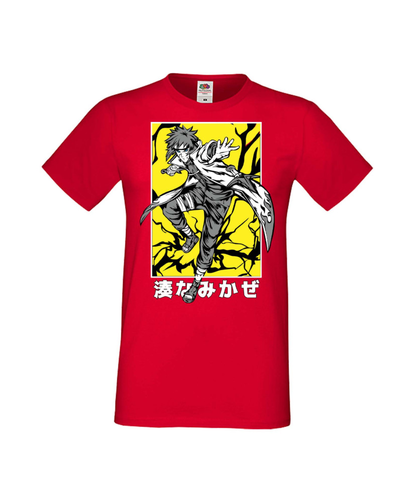 Мъжка Тениска Manga Anime Naruto Minato Namikaze Мъжка Тениска Manga Anime Naruto Minato Namikaze