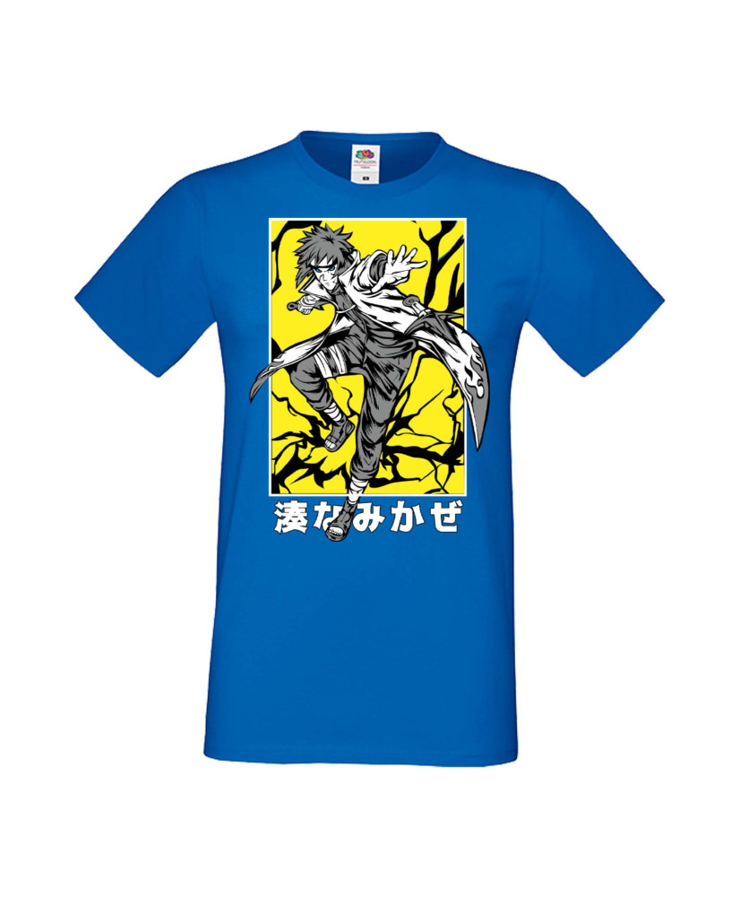 Мъжка Тениска Manga Anime Naruto Minato Namikaze Мъжка Тениска Manga Anime Naruto Minato Namikaze