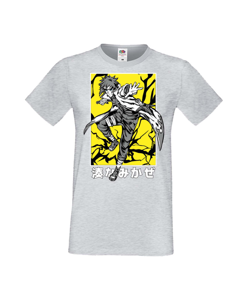 Мъжка Тениска Manga Anime Naruto Minato Namikaze Мъжка Тениска Manga Anime Naruto Minato Namikaze