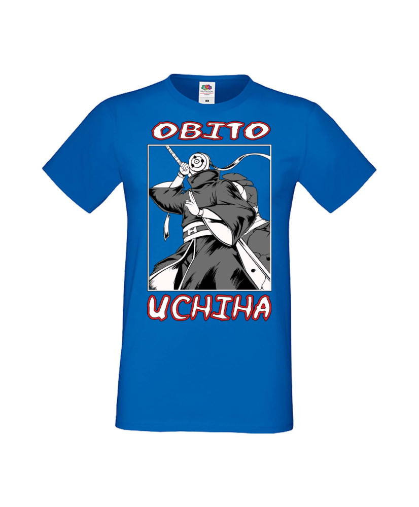 Мъжка Тениска Manga Anime Naruto Obito Uchiha Мъжка Тениска Manga Anime Naruto Obito Uchiha