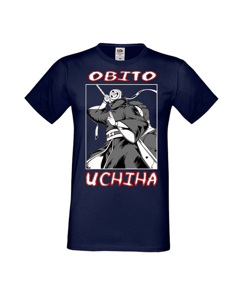 Мъжка Тениска Manga Anime Naruto Obito Uchiha Мъжка Тениска Manga Anime Naruto Obito Uchiha