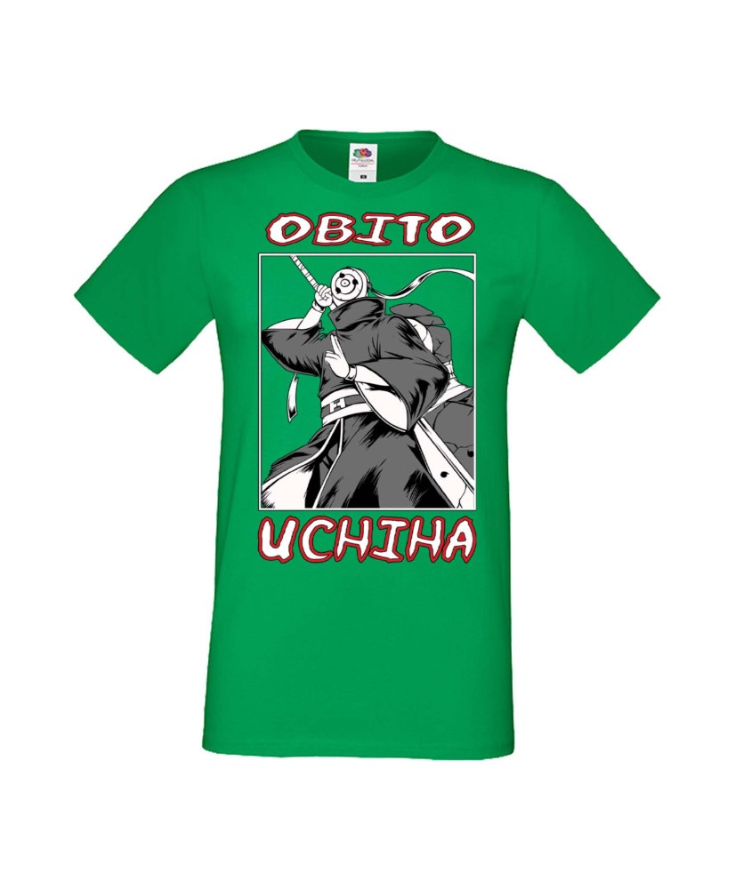 Мъжка Тениска Manga Anime Naruto Obito Uchiha Мъжка Тениска Manga Anime Naruto Obito Uchiha