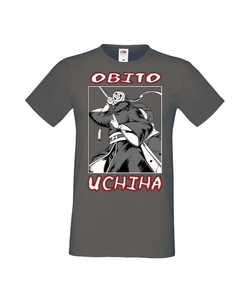 Мъжка Тениска Manga Anime Naruto Obito Uchiha Мъжка Тениска Manga Anime Naruto Obito Uchiha
