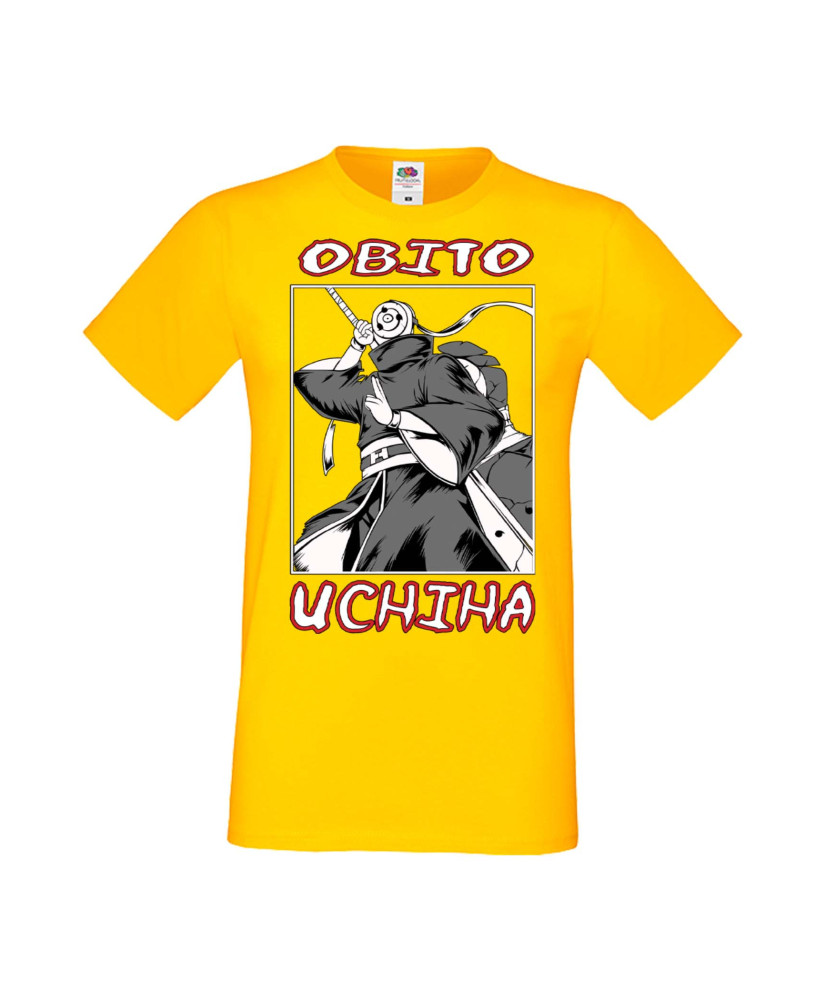 Мъжка Тениска Manga Anime Naruto Obito Uchiha Мъжка Тениска Manga Anime Naruto Obito Uchiha