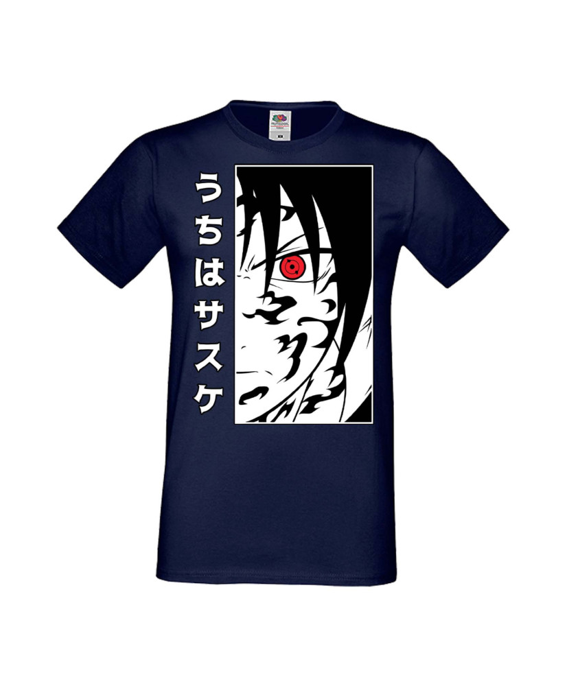 Мъжка Тениска Manga Anime Naruto Sasuke Uchiha 01 Мъжка Тениска Manga Anime Naruto Sasuke Uchiha 01