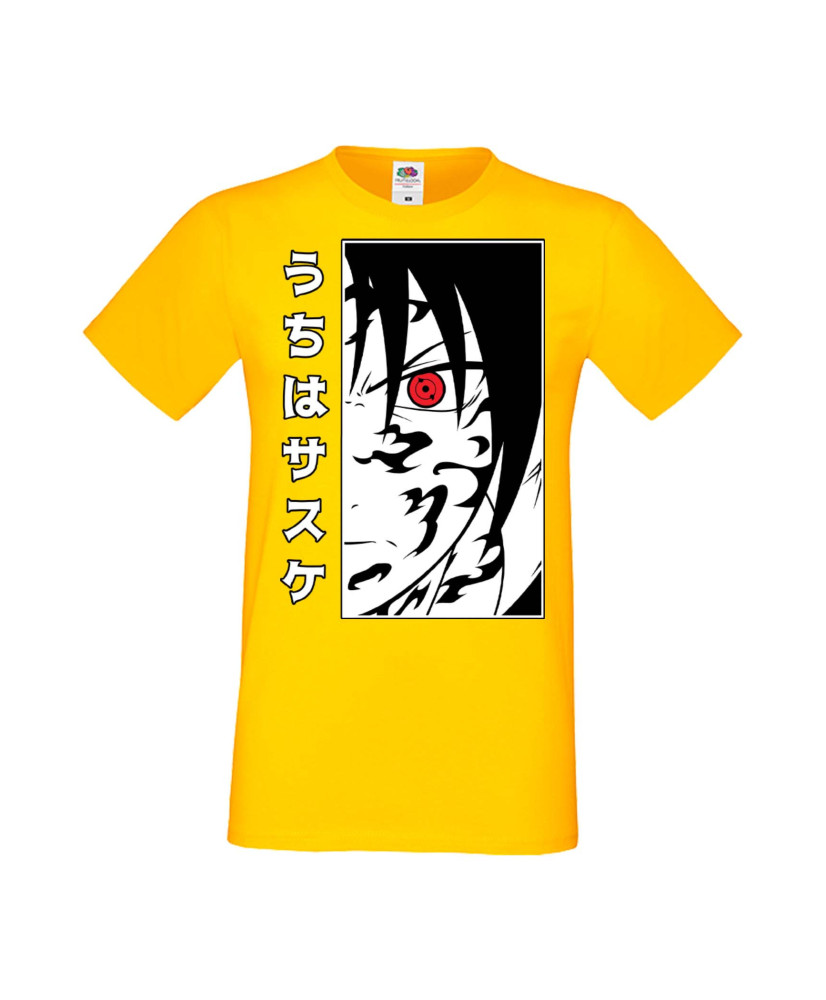 Мъжка Тениска Manga Anime Naruto Sasuke Uchiha 01 Мъжка Тениска Manga Anime Naruto Sasuke Uchiha 01