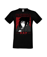 Мъжка Тениска Manga Anime Naruto Sasuke Uchiha 02