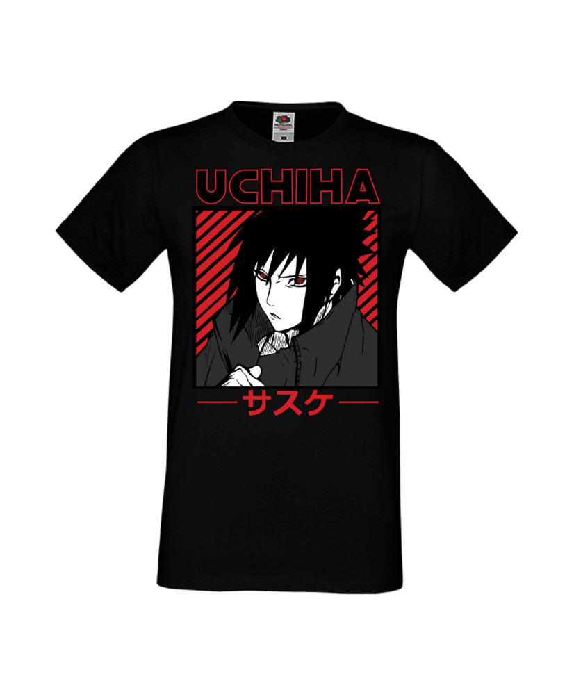 Мъжка Тениска Manga Anime Naruto Sasuke Uchiha 02 Мъжка Тениска Manga Anime Naruto Sasuke Uchiha 02