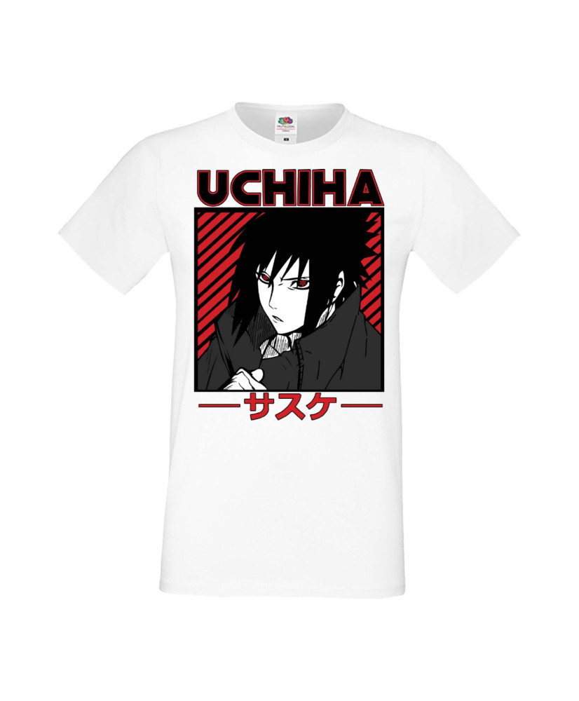 Мъжка Тениска Manga Anime Naruto Sasuke Uchiha 02 Мъжка Тениска Manga Anime Naruto Sasuke Uchiha 02