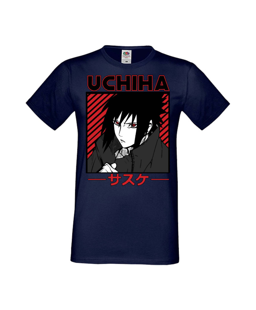 Мъжка Тениска Manga Anime Naruto Sasuke Uchiha 02 Мъжка Тениска Manga Anime Naruto Sasuke Uchiha 02