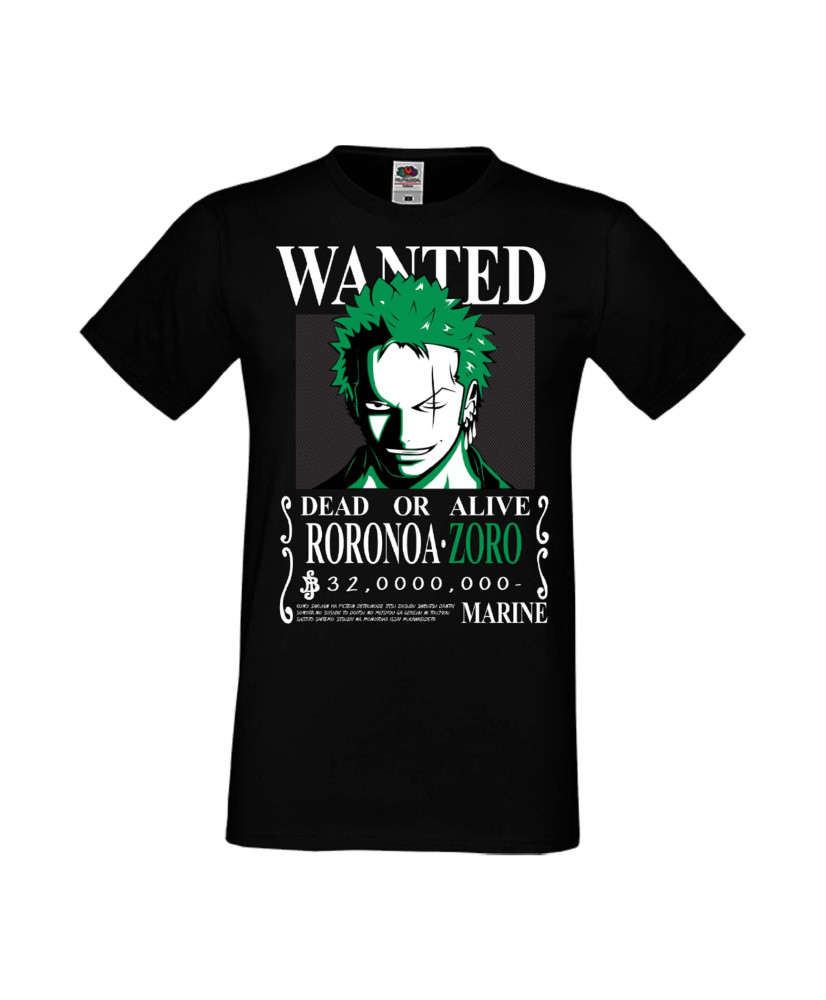 Мъжка Тениска Manga Anime One Piece Roronoa Zoro 01