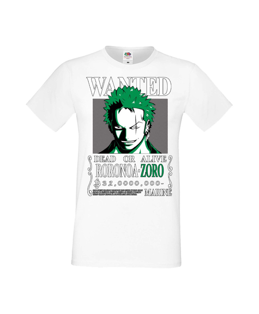 Мъжка Тениска Manga Anime One Piece Roronoa Zoro 01