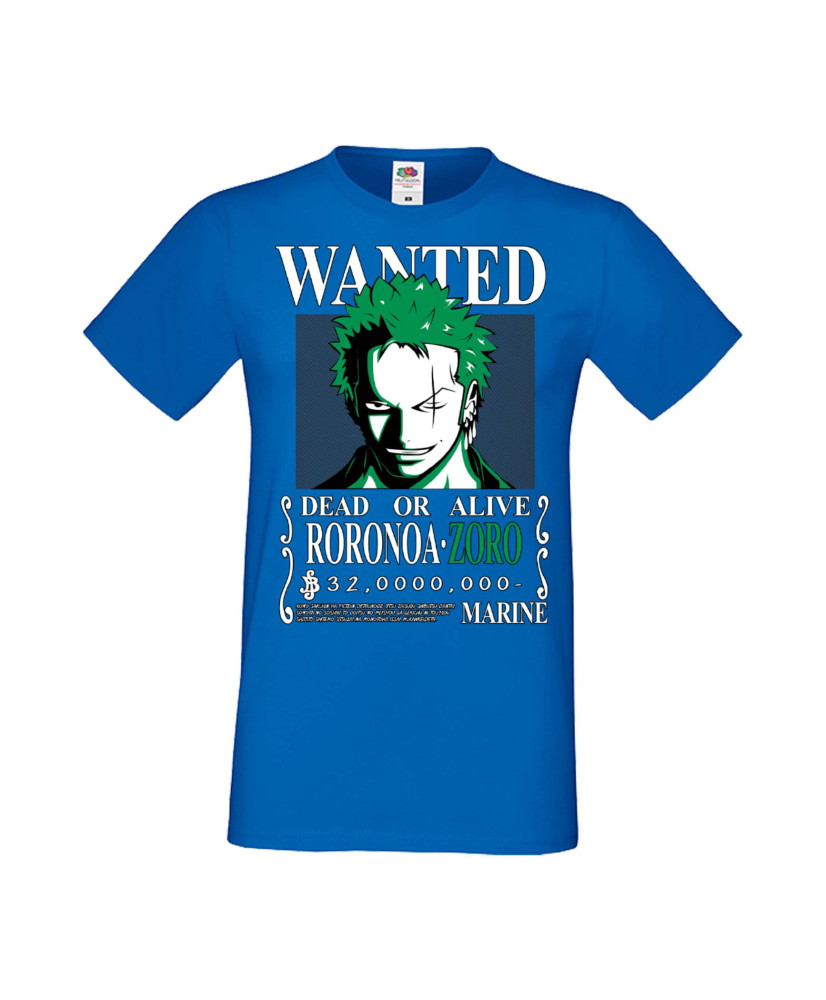 Мъжка Тениска Manga Anime One Piece Roronoa Zoro 01