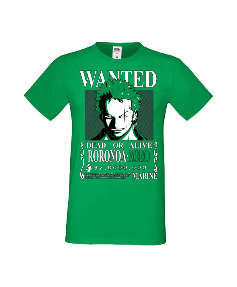 Мъжка Тениска Manga Anime One Piece Roronoa Zoro 01