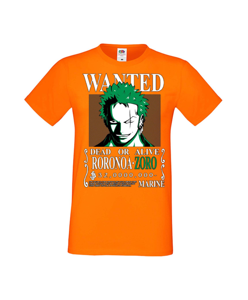 Мъжка Тениска Manga Anime One Piece Roronoa Zoro 01