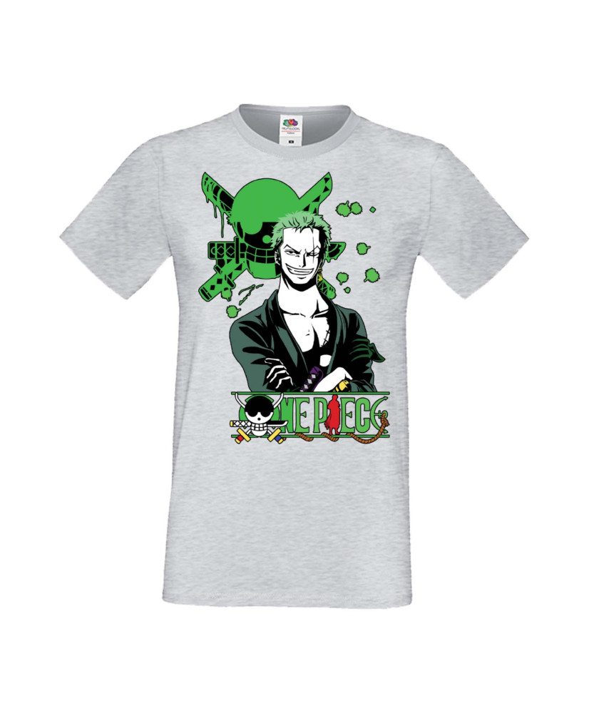 Мъжка Тениска Manga Anime One Piece Roronoa Zoro 03 Мъжка Тениска Manga Anime One Piece Roronoa Zoro 03